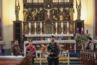 Jelang Natal 2025, Gegana dan K-9 Sterilisasi Gereja Katedral Jakarta