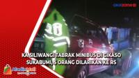 KA Siliwangi Tabrak Minibus di Cikaso Sukabumi, 5 Orang Dilarikan ke RS