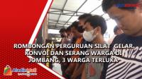 Rombongan Perguruan Silat Gelar Konvoi dan Serang Warga di Jombang, 3 Warga Terluka