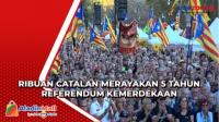 Ribuan Catalan Merayakan 5 Tahun Referendum Kemerdekaan