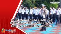 Polisi Majalengka Gelar Doa Bersama untuk 2 Anggotanya Korban Tragedi Kanjuruhan