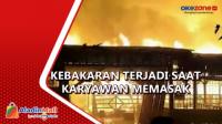 Api Hanguskan Rumah Makan Lesehan di Jalan Lintas Sumatera