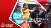 Ibu Panglima dan Ibu Kapolri Beri Motivasi untuk Anak Korban Gempa Cianjur