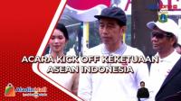 Didampingi Sejumlah Menteri, Presiden Jokowi Tiba di CFD Sudirman-Thamrin