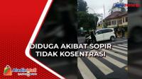 Truk TNI AL di Puncak Dihantam Minubus