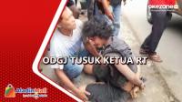 Ditegur Malah Marah, ODGJ Tusuk Ketua RT di Nagrak Sukabumi dengan Besi Beton