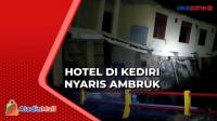 Pondasi Tergerus Arus Sungai, Hotel Kolombo di Kota Kediri Nyaris Ambruk
