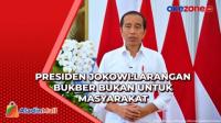 Presiden Jokowi Tegaskan Larangan Bukber Hanya Untuk Internal Pemerintah