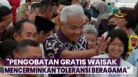 Ganjar Pranowo Kunjungi Pengobatan Gratis Jelang Waisak di Borobudur