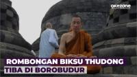 Rombongan Biksu Thudong Akhirnya Tiba di Candi Borobudur, Langsung Gelar Puja Bakti
