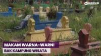 Melihat Makam Warna-warni di Malang Layaknya Kampung Wisata