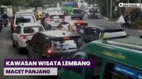 Hari Kedua Libur Panjang, Kawasan Wisata Lembang Macet Panjang