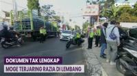 Moge dan Ratusan Motor Knalpot Bising  di Lembang Terjaring Razia