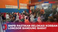 BNPB Pastikan Relokasi Rumah Warga Terdampak Longsor di Bandung Barat