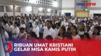 Ribuan Umat Kristiani Gelar Misa Kamis Putih di Gereja Katederal Atambua