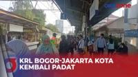 Libur Lebaran 2024 Usai, KRL Relasi Bogor-Jakarta Kota Kembali Padat 