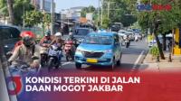 Arus Lalu Lintas di Jalan Daan Mogot Jakarta Barat Ramai Lancar Pagi Ini
