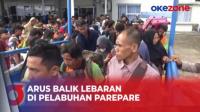 Ribuan Penumpang Kembali ke Kalimantan Melalui Pelabuhan Parepare