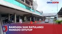 Bandara Sam Ratulangi Manado Ditutup Dampak Erupsi Gunung Ruang