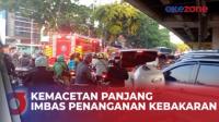 Kemacetan Panjang di Mampang Prapatan Dampak Penutupan Jalan Imbas Penanganan Kebakaran