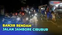 Banjir Rendam Jalan Jambore Cibubur, Pompa Penyedot Air Dikerahkan