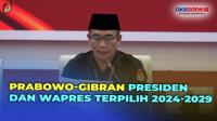 Sah! KPU Tetapkan Prabowo-Gibran Jadi Presiden dan Wakil Presiden RI Terpilih 2024-2029