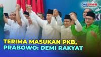 Prabowo Tegaskan Pertemuannya dengan Cak Imin dan Elite PKB Demi Kepentingan Rakyat