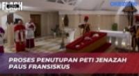 Detik-Detik Penutupan Peti Jenazah Paus Fransiskus Jelang Pemakaman
