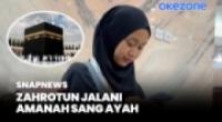 Zahrotun Ulina Berhaji di Usia 18 Tahun, Gantikan Sang Ayah yang Telah Wafat