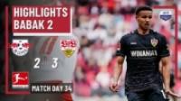 RB Leipzig 2-3 Stuttgart - Fulltime Highlights | Bundesliga 2025 MD 34