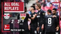 Complete Goal Highlights RB Leipzig vs Stuttgart (2-3) | Bundesliga 2025 MD 34