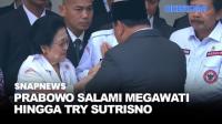 Hangatnya Momen Prabowo Salami Megawati dan Try Sutrisno Usai Upacara Hari Lahir Pancasila