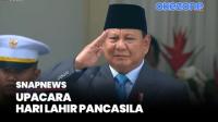 Presiden Prabowo Pimpin Upacara Hari Lahir Pancasila di Gedung Pancasila