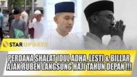 Pertama Kali Salat Id, Ruben Onsu Dapat Kejutan dari Lesti & Billar