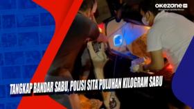 Tangkap Bandar Sabu, Polisi Sita Puluhan Kilogram Sabu