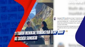 11 Tahun Menikah, Irwansyah Ucap Maaf ke Zaskia Sungkar
