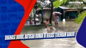 Drainase Buruk, Ratusan Rumah di Bekasi Terendam Banjir