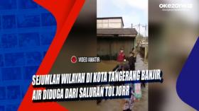 Sejumlah Wilayah di Kota Tangerang Banjir, Air Diduga dari Saluran Tol JORR