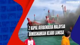 2 Kapal Berbendera Malaysia Dimusnahkan Kejari Langsa