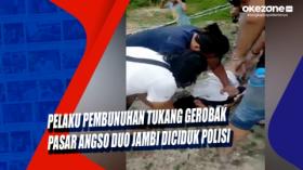 Pelaku Pembunuhan Tukang Gerobak Pasar Angso Duo Jambi Diciduk Polisi