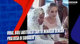 Viral, Bule Australia Cantik Menikah dengan Pria Desa di Sidoarjo