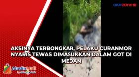 Aksinya Terbongkar, Pelaku Curanmor Nyaris Tewas Dimasukkan dalam Got di Medan