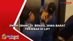 Enam Orang di  Bekasi, Jawa Barat Terjebak di Lift