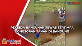 Pekerja Bangunan Tewas Tertimpa Longsoran Tanah di Bandung