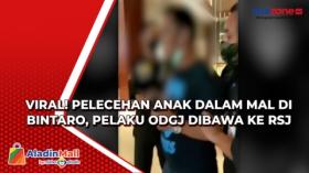 Viral! Pelecehan Anak dalam Mal di Bintaro, Pelaku ODGJ Dibawa ke RSJ