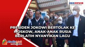 Presiden Jokowi Bertolak ke Moskow, Anak-Anak Rusia Berlatih Nyanyikan Lagu Indonesia Raya