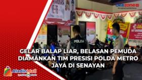 Gelar Balap Liar, Belasan Pemuda Diamankan Tim Presisi Polda Metro Jaya di Senayan