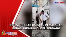 Polisi Ungkap Dugaan Pemalsuan Beras Premium di Deliserdang