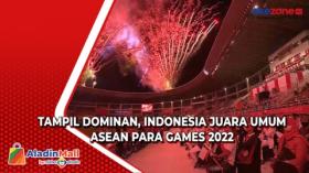 Tampil Dominan, Indonesia Juara Umum ASEAN Para Games 2022