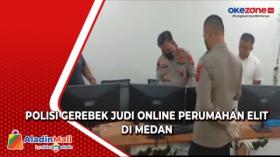 Polisi Gerebek Judi Online Perumahan Elit di Medan